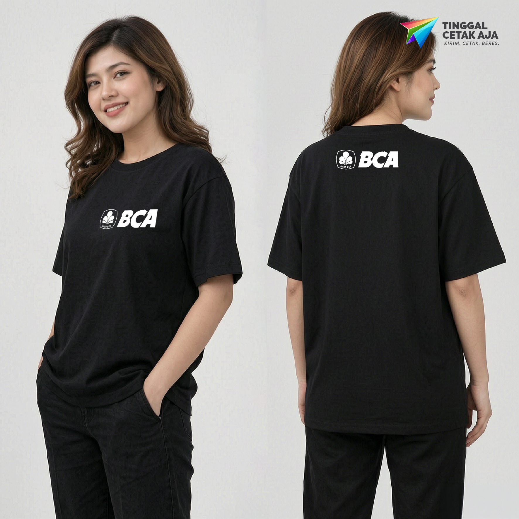 Kaos corporate seragam tim kantor