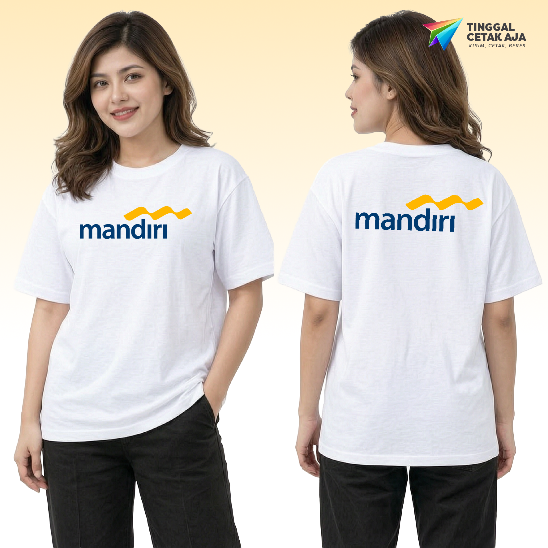 Detail kaos corporate Combed 24S